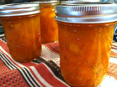 Apricot Ginger Rosemary Jam