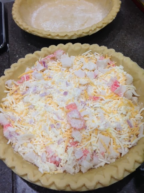 Quiche – One Seafood and one Sausage Mushroom