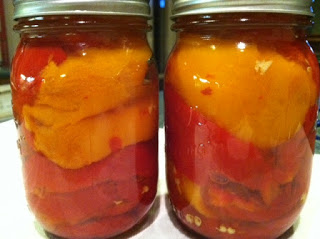 Canning Marinated Red Peppers – Yes it’s safe!