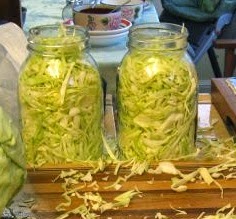 Canning Fermented Cabbage – Sauerkraut