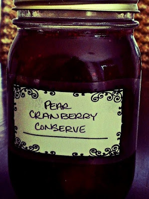 Canning Pear and Cranberry