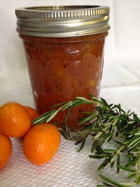 Kumquat Marmalade with Rosemary & Black Pepper