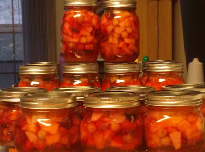 Canning Fruit Salad in a Jar