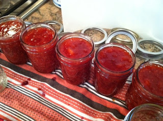 Apricot Ginger Raspberry Jam