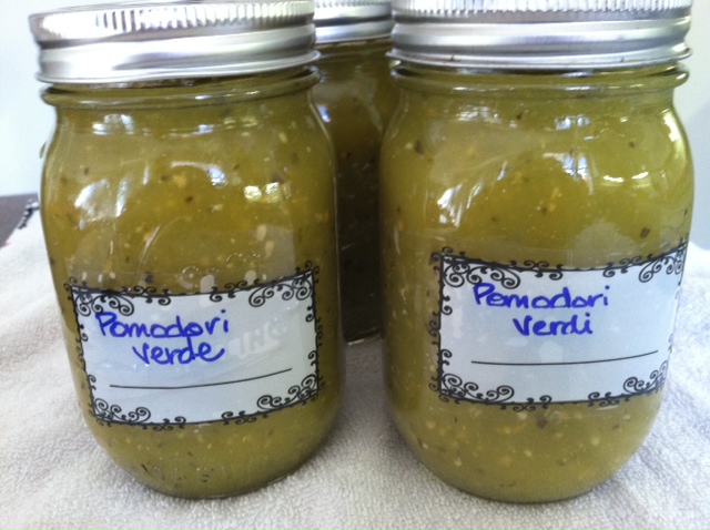 Pomodori Verdi – Green Tomato Sauce