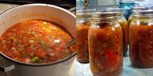 A soup that reminds us of comfort food… Deconstructed Stuff Pepper soup