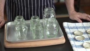 Jars sterilized for canning!