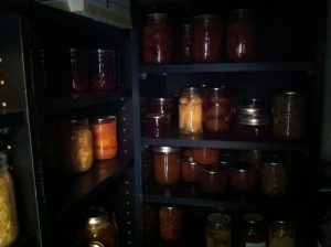 Dark pantry!