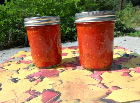 Canning Roasted Red Pepper Spread