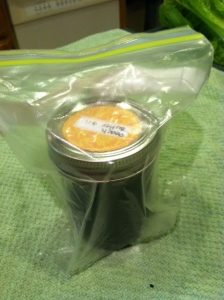Ziploc jar for leakage