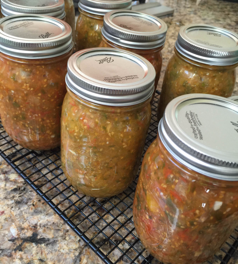 Have chips, need salsa! Two Tomato Salsa on the stove!
