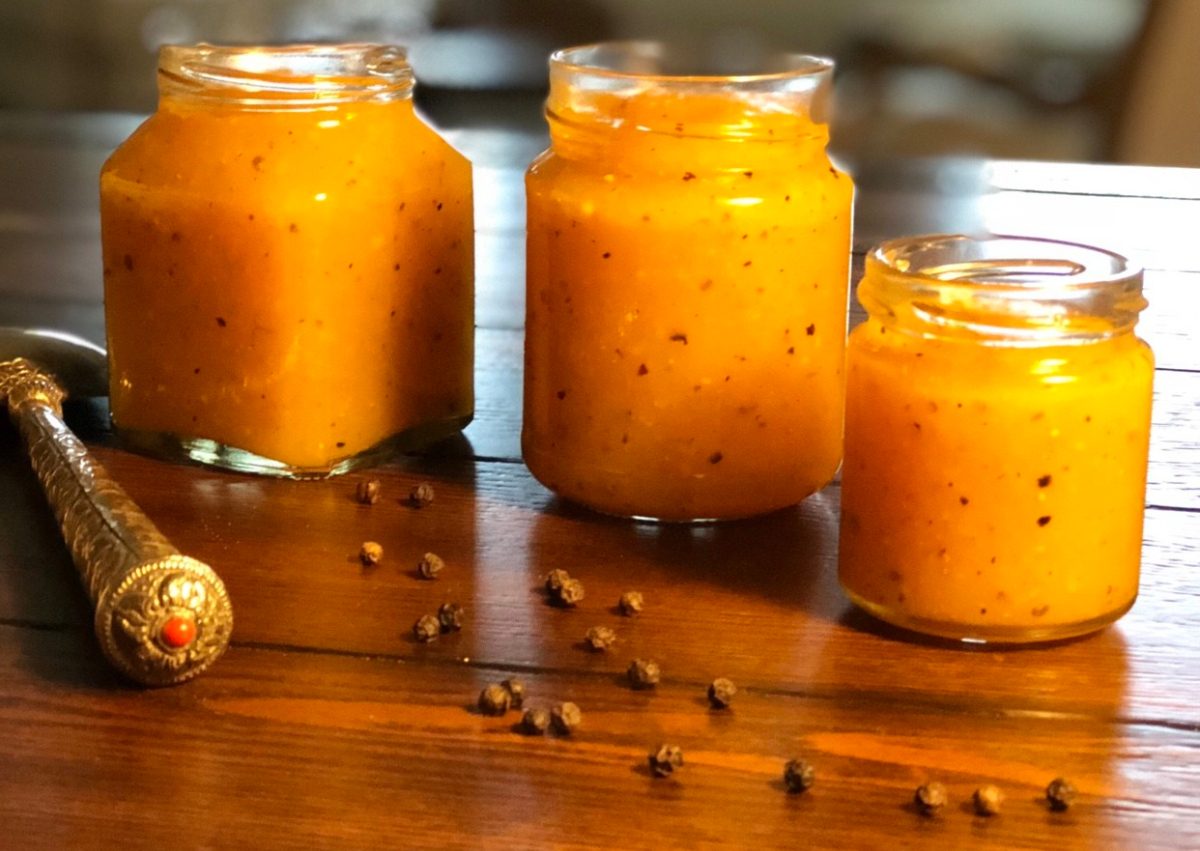 Apricot Lime Black Pepper Jam