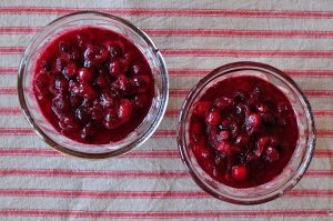 Erin and Vanessas Quince and Cranberry Sauce