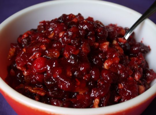 Cranberry Sauces – Persimmon and Quince