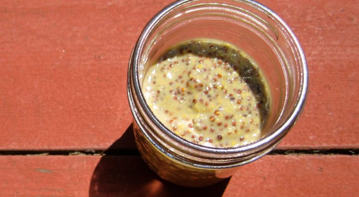 Angela's Hubby's Homemade Homebrew Mustard