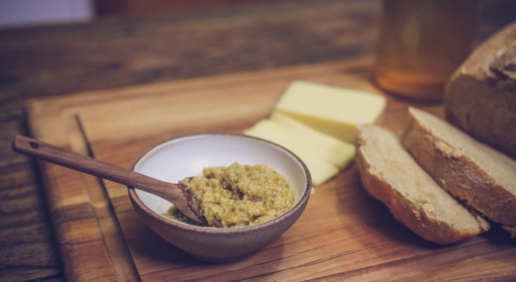 Angela's Hubby's Homemade Homebrew Mustard