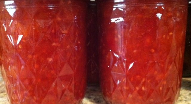 Apricot Ginger Raspberry Jam