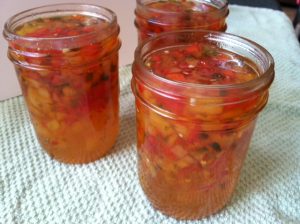 Apricot Red Pepper Relish