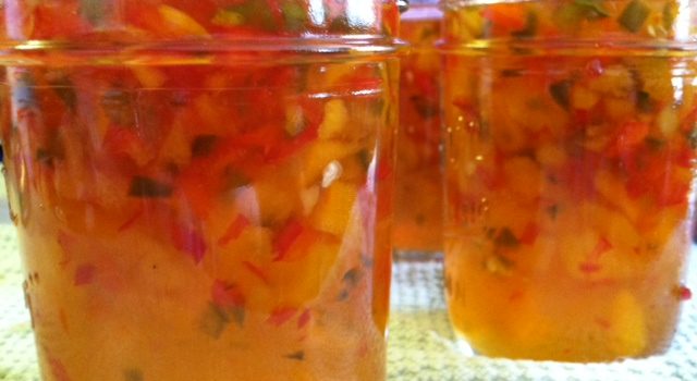 Apricot Red Pepper Relish