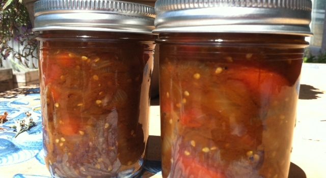 Balsamic Cherry Tomato Caramelized Onion Conserve