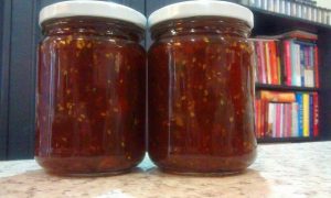 Balsamic Cherry Tomato Caramelized Onion Conserve