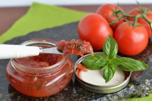 Balsamic Cherry Tomato Caramelized Onion Conserve