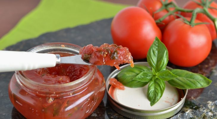 Balsamic Cherry Tomato Caramelized Onion Conserve