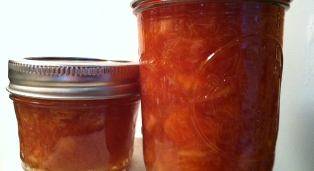 Blood Orange Rum Vanilla Marmalade