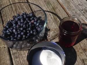 Blueberry Cayenne Wine Jam