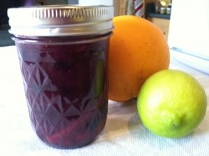 Blueberry Ginger Orange Lime Marmalade