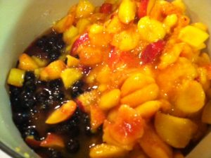 Blueberry Peach Preserve