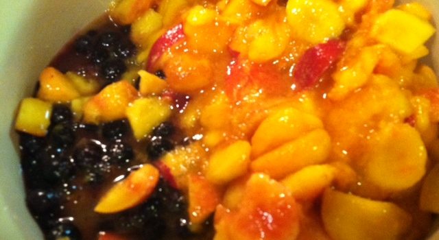 Blueberry Peach Preserve