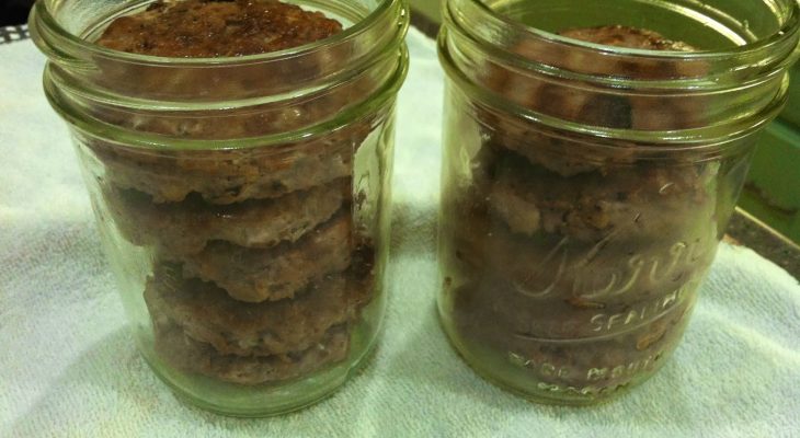 Canning Breakfast Sausage Patties