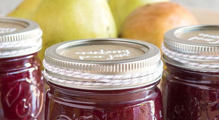 Canning Pear and Cranberry