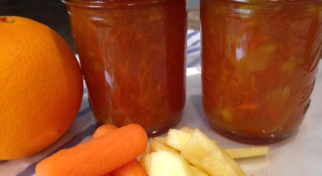 Carrot Pineapple Orange Marmalade