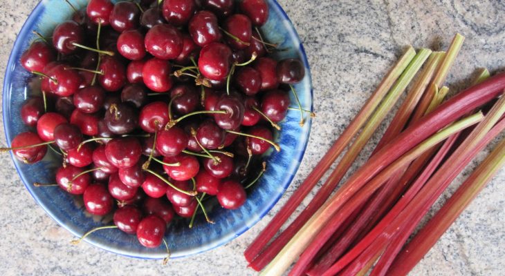 Cherry Rhubarb PieFilling