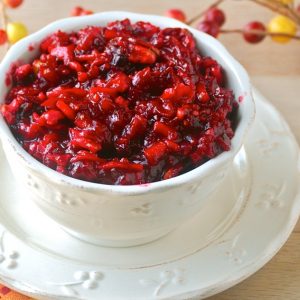 Cranberry Apple Pear Relish