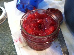 Cranberry Pear Lemon Jam