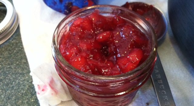 Cranberry Pear Lemon Jam