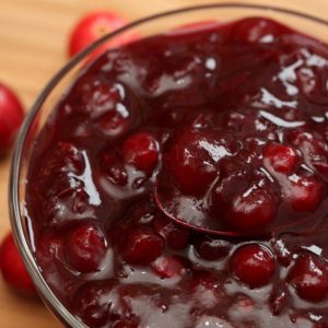 Cranberry Sauce with Spirit