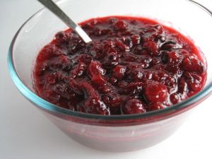 Cranberry steak sauce