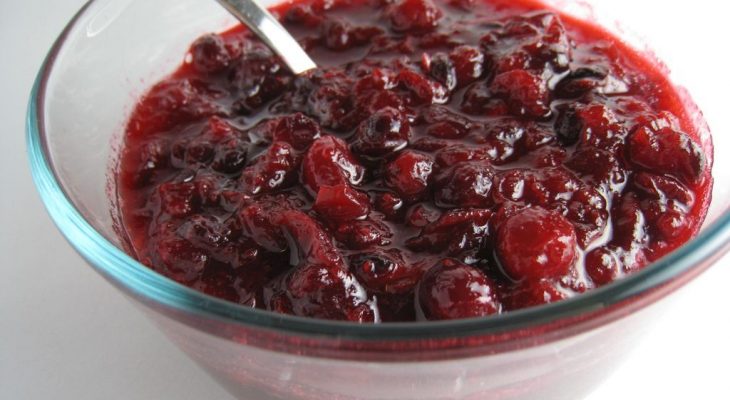 Cranberry steak sauce