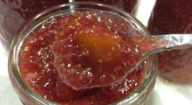 Fig Grapefruit Jam with Cowboy Candy Syrup (made with Clear Jel)