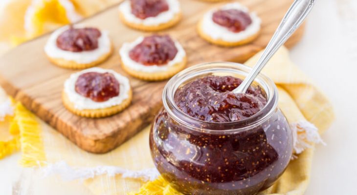 Gingered Lemon Fig Preserves