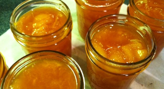 Gingered Peach Marmalade