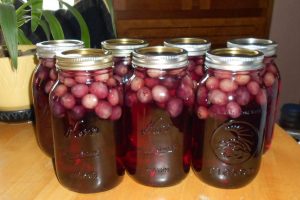 Grape Juice in a Jar