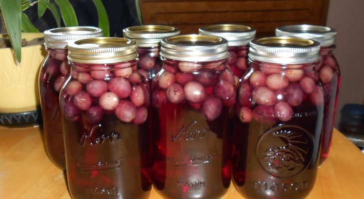 Grape Juice in a Jar