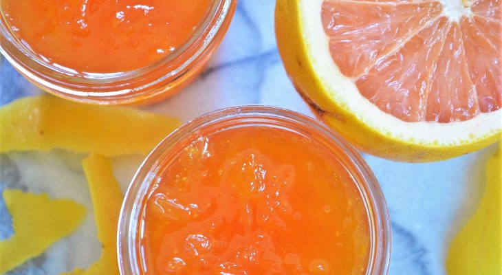 Grapefruit Ginger and Black Pepper Marmalade