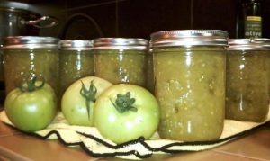 Green Tomato and Jalapeno Relish