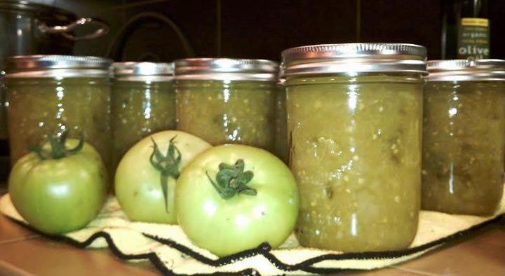 Green Tomato and Jalapeno Relish